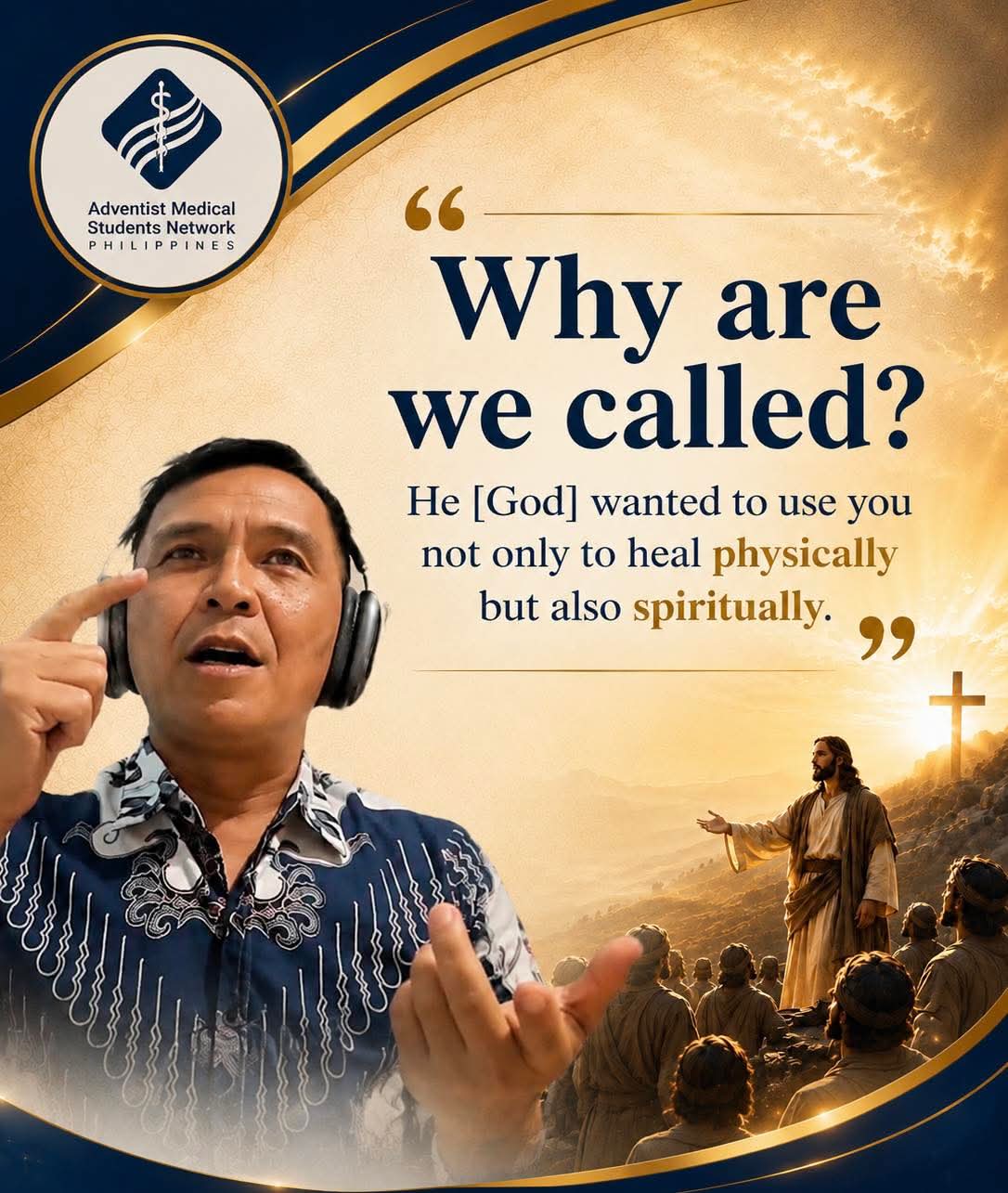 Quote highlight from the dedicatory service devotional message